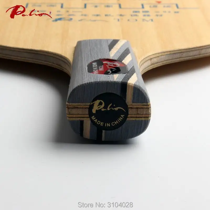 Официальное лезвие для настольного тенниса Palio TOM 5 из чистой древесины + 4