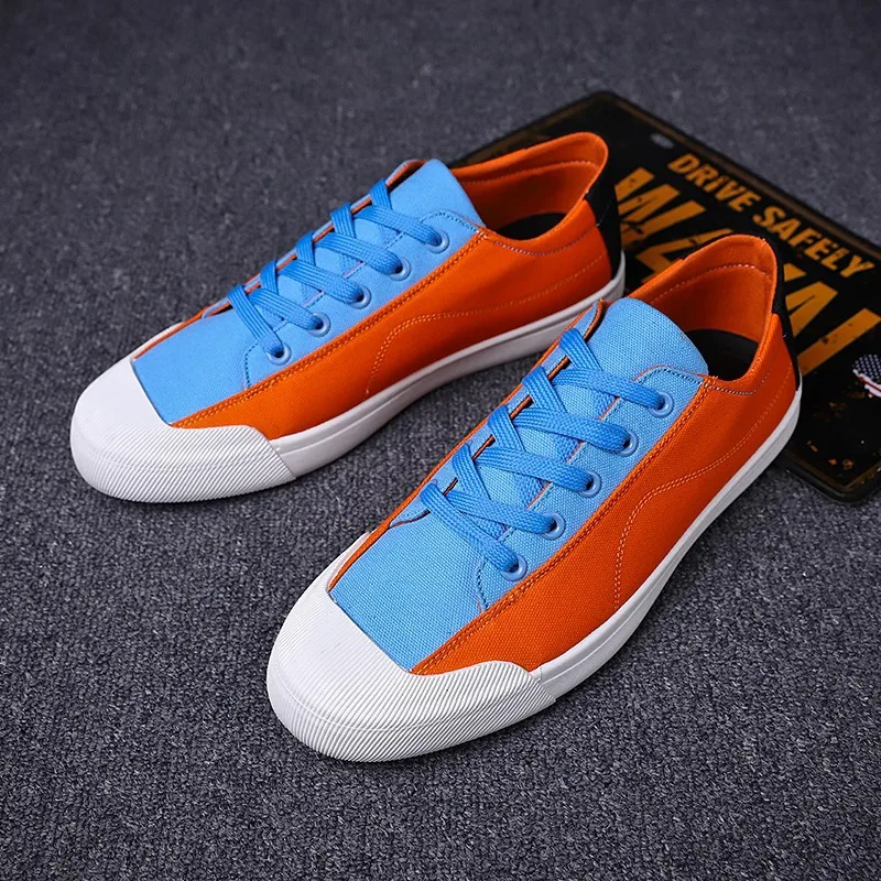 Fashion High Street Men Casual Shoes Breathable Denim Canvas Sneakers Footwear Male Shell Toe Lace-up running shoes | Обувь