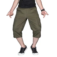 mens summer cargo short pants 34 length straight loose baggy short boardshort male clothing hip hop short plus size s 5xl