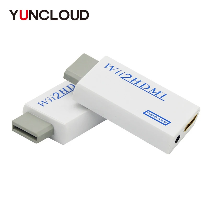 YUNCLOUD Wii to HDMI высококлассный HD 1080P Кабель адаптер 3 5 мм аудио Wii2HDMI конвертер 2