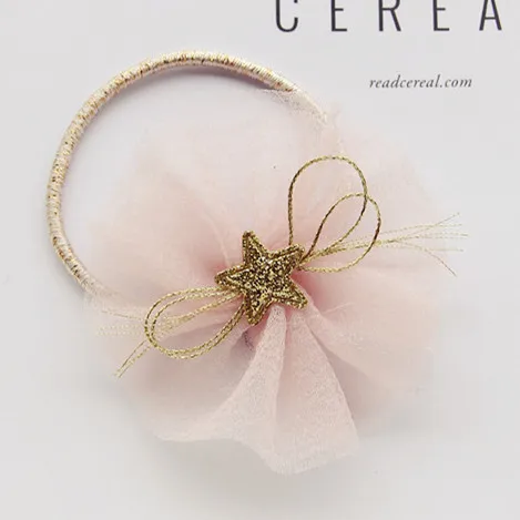 8 ring pink Новая мода блестящая Звезда заколка для волос Чистая Пряжа шпилька для маленьких девочек аксессуары для волос Детские подарки на день рождения - Цвет: 8 ring pink
