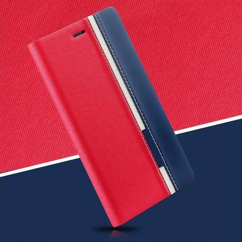 Oukitel U7 плюс Чехол Флип PU кожаный бумажник Стенд задняя крышка для телефона Coque с