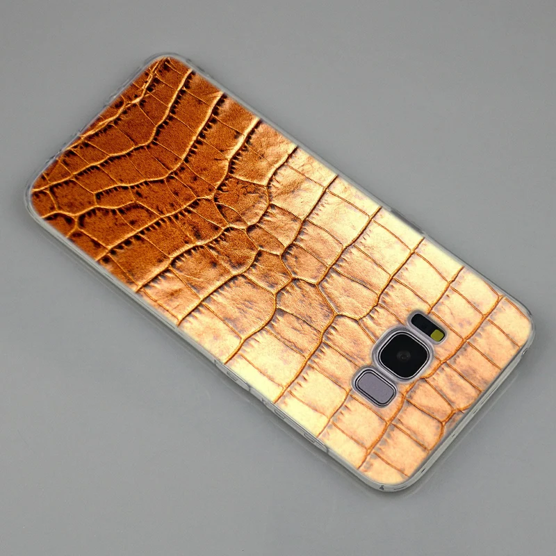 Силиконовый чехол с текстурой крокодиловой кожи для Samsung Galaxy Note 10 Plus S8 S9 S10 5G S6 S7 Edge