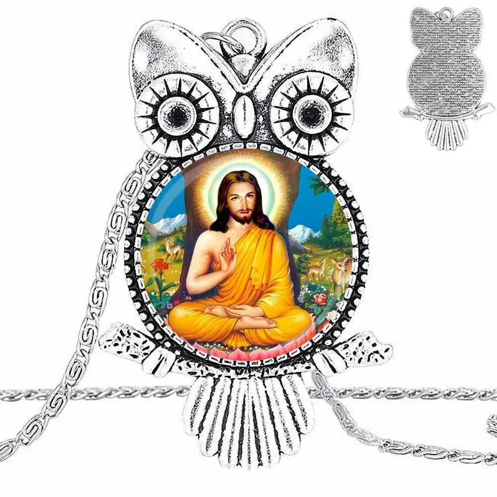 Длинное ожерелье с подвеской в виде совы | Украшения и аксессуары