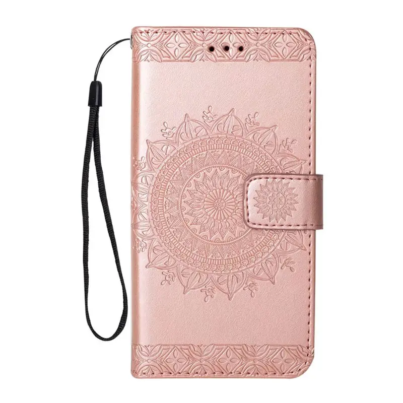 Rose Gold Чехол для телефона для Samsung Galaxy J3, J5, J7 года из мягкого ТПУ высокого качества PU кожаный флип-кошелек - Цвет: Rose Gold