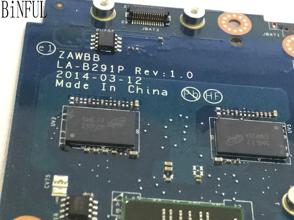 В наличии. ZAWBB LA B291P материнская плата для LENOVO B50 45 ноутбук E1 процессор +