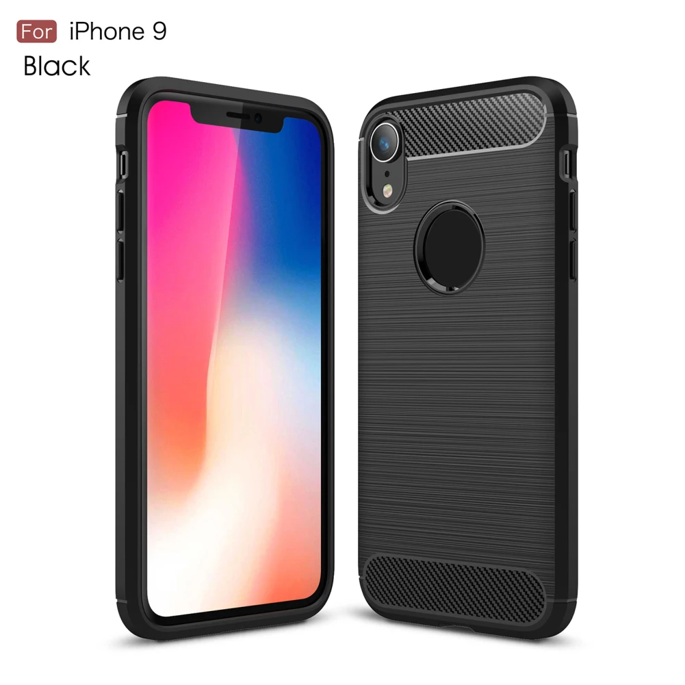 Бежевый Чехол для iphone Xs max, чехол для iphone xr, чехол, TPU, углеродное волокно, узор, телефон, полный Чехол для iphone XR, Стильный чехол - Цвет: Бежевый