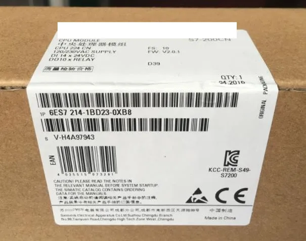 

Original In New box 6ES7214-1AD23-0XB8