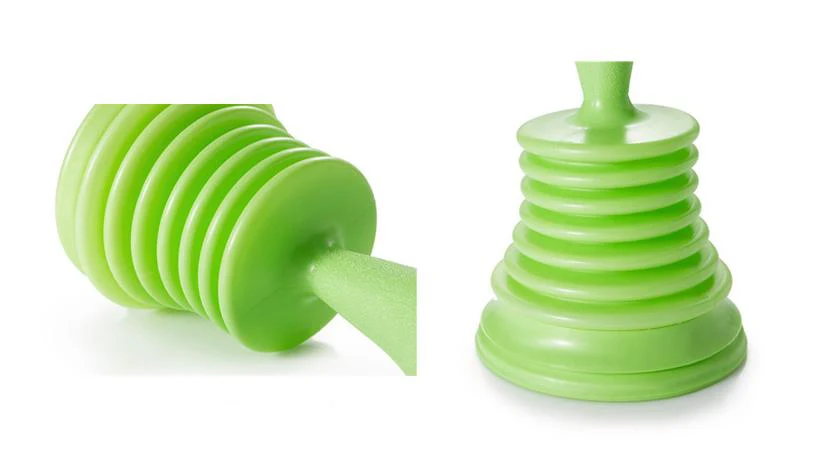 ORGANBOO 1PC Hand-held home toilet plunger sink dredge pipe suction cup powerful dredge toilet drain squeezed drain cleaner