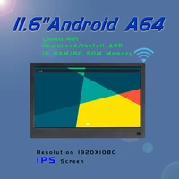 11 6 inch ips wifi android 6 0 support mouse download install app 1366768 digital photo frame advertising machine 18g memory