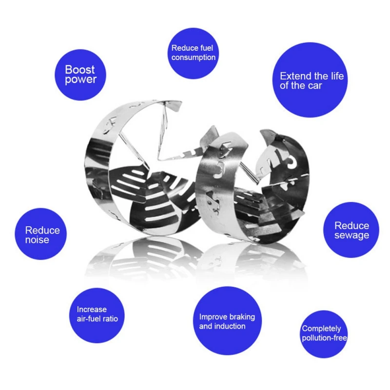 

2019 Car Turbocharger Adapter Air Intake Gas Fuel Saver Fan Modified Accelerator General Purpose Portable Turbocharger