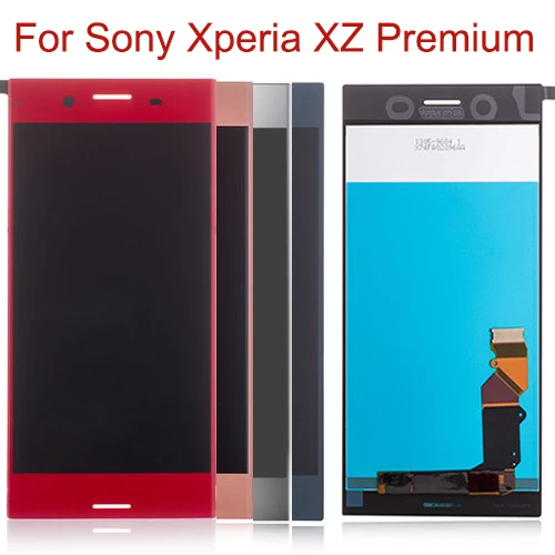 5," 3840x2160 ips lcd для SONY Xperia XZ Премиум дисплей кодирующий преобразователь сенсорного экрана в сборе G8142 G8141 lcd с рамкой