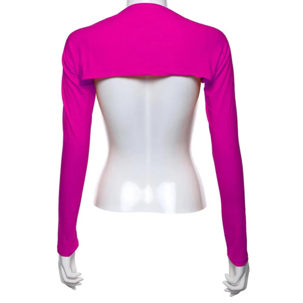 

19 Colors Women Middle East Islamic Muslim Summer Arm Cover Stretch Elastic Shrug Bolero Top