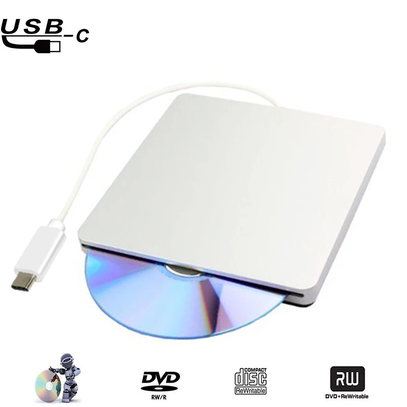USB 3. 0 Type C внешний слот в нагрузке CD DVD RW оптический привод горелка супер для