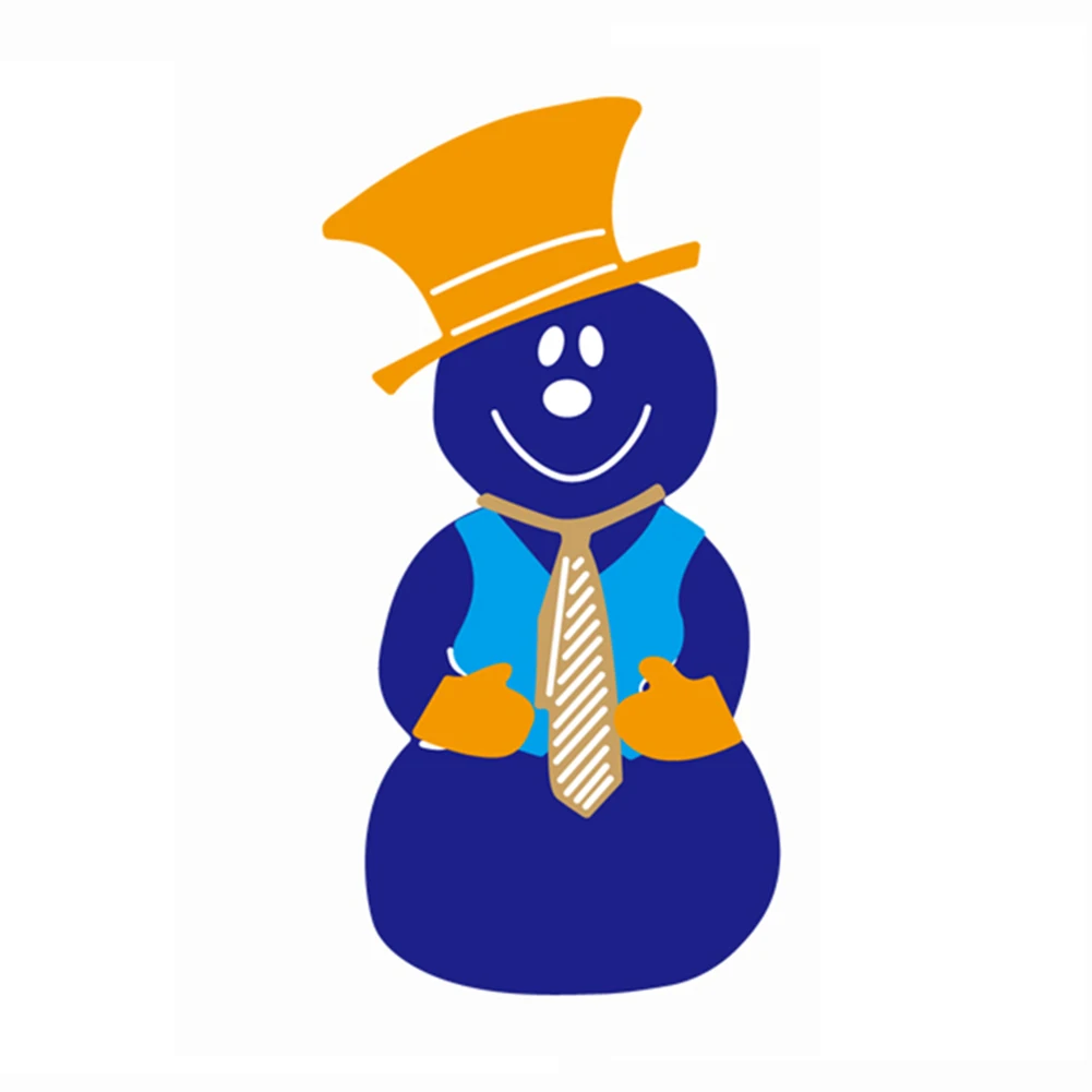 Snowman Cutting Die Metal Scrapbooking Embossing Stencil Craft For DIY Card Album Photo Decoration | Дом и сад