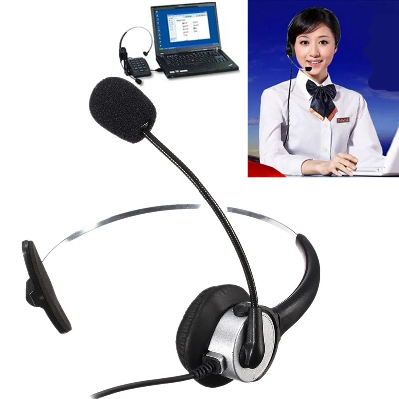 LEORY RJ11 офисные телефонные наушники с шумоподавлением, наушники с микрофоном, гарнитура, Лучшая цена