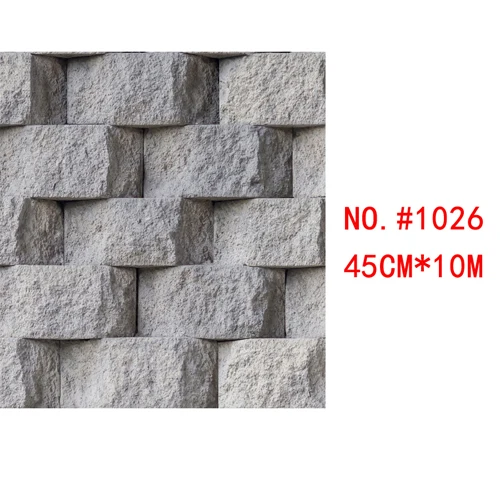 Brick 4 10 м виниловая самоклеющаяся настенная бумага 3D каменный кирпич ПВХ водонепроницаемые настенные бумажные наклейки домашний Декор Спальня Гостиная Украшение - Цвет: Brick 4