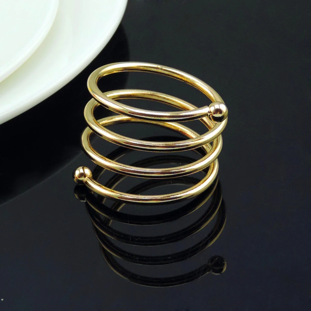 10 шт./лот высококлассное Клубное кольцо для салфеток держатель свадебные