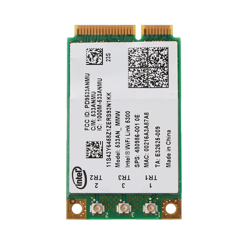 5300 533AN_MMW беспроводной WLAN WiFi мини PCIe Карта 802.11n + 450 Мбит/с устройство для X6HA|Сетевые