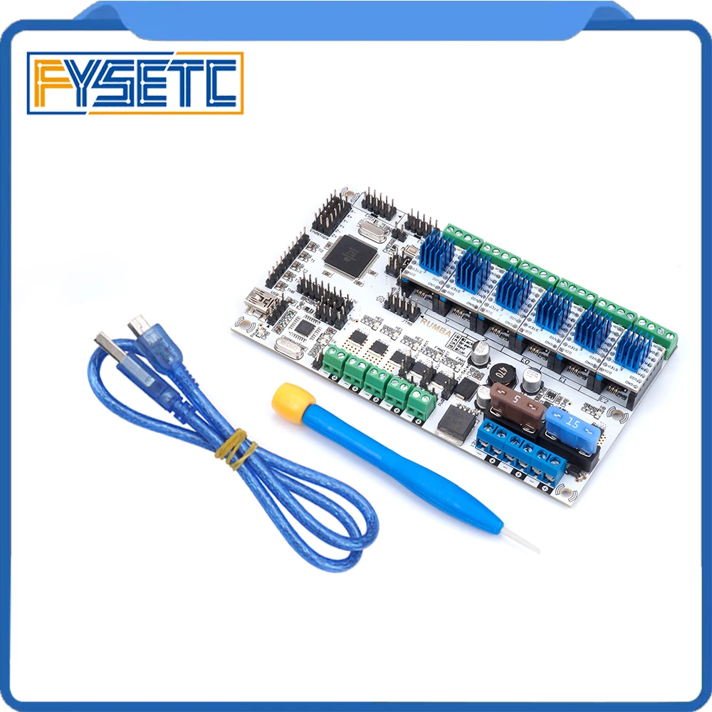 Румба плюс 3D-принтеры материнская плата печатная + доска для записей 6 шт. TMC2100 V1.3