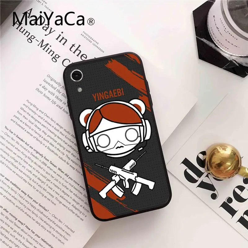 Maiyaca Rainbow Six Siege Coque чехол для телефона iPhone 8 7 6 6S Plus X XS MAX 5 5S SE XR чехол Fundas Capa - Цвет: A4
