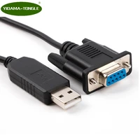 usb to rs232 com port serial db9 pin cable prolific cp2102 pl2303 ftdi null modem dce crossed wired adapter cable rs232 com 6ft