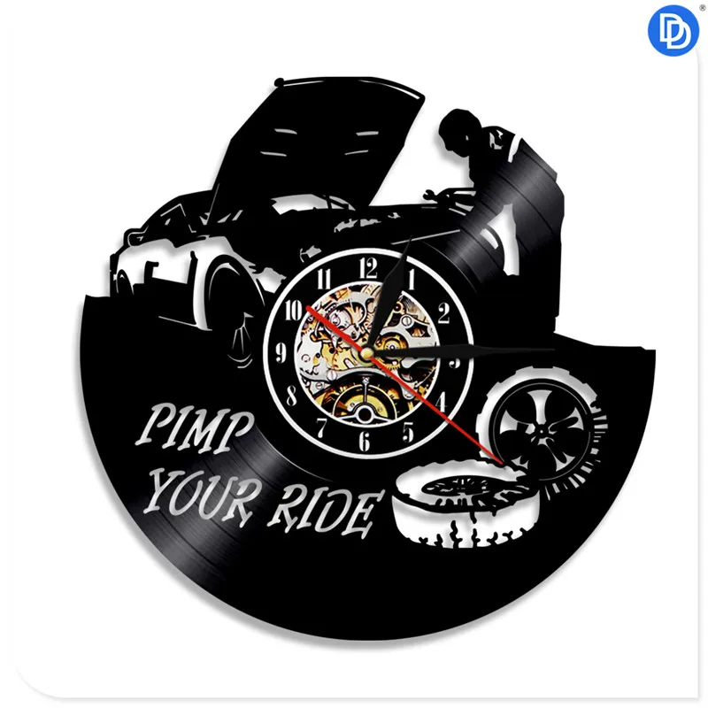 Черный 12-дюймовый современный дизайн транспортного автомобиля виниловые 3D