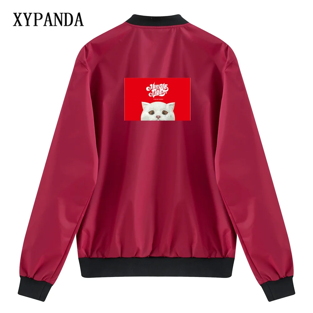 XYPANDA мультфильм аниме кошки Европа и Америка хип-хоп зима Курточка бомбер Для