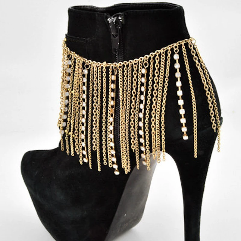 Уникальные красивые кисточки Подарочные Цепочки ножные браслеты индийские