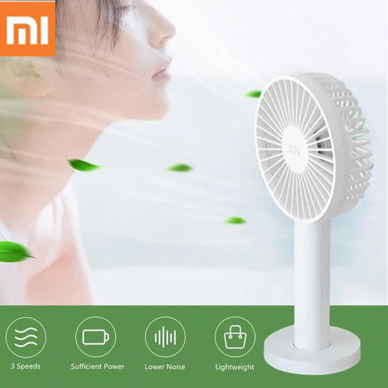 Xiaomi ZMI AF215 3 скоростной Удобный вентилятор портативный ручной с перезаряжаемым usb