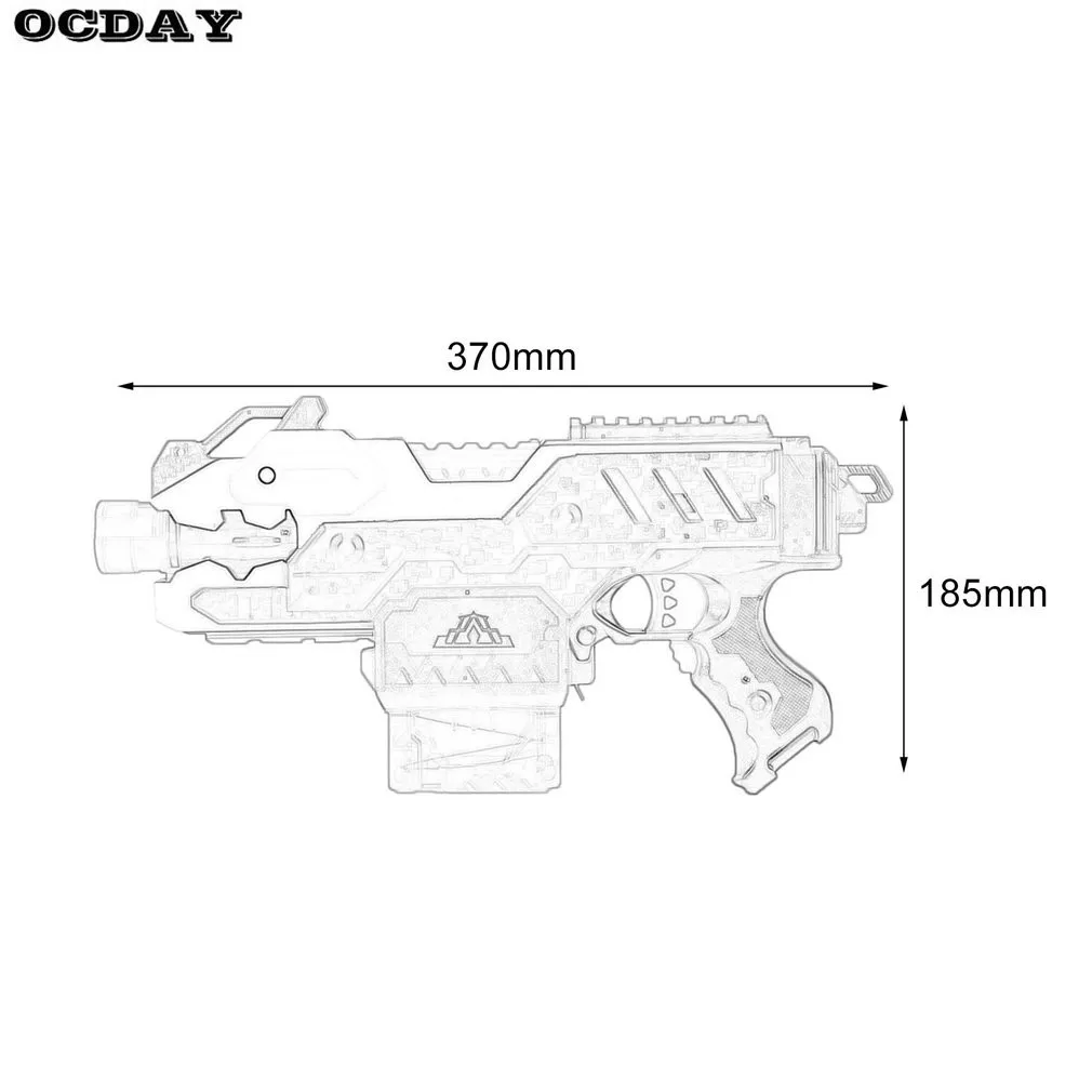 

Kids Electric Soft Bullet Toy Gun Shooting Submachine Pistol With 20pcs Darts Perfect Gift Suitable for Above 8-Year-Old Kids