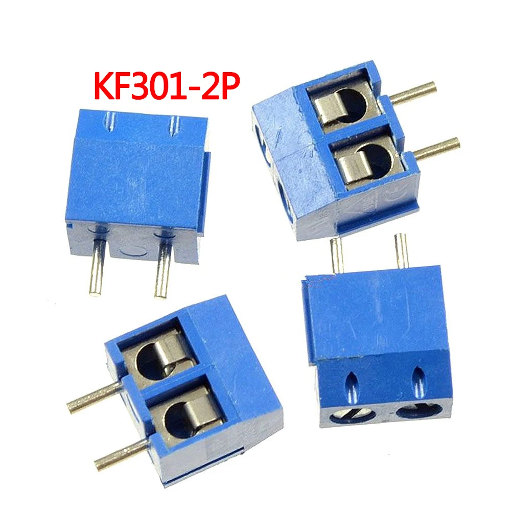 20 шт. KF301 5.0 2P 3P шаг 5 0 мм прямой контакт PCB 2 Pin 3 клеммный блок|Терминалы| |