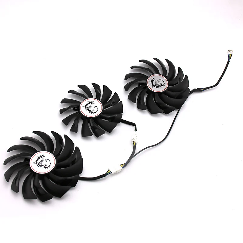 Для MSI GTX1080Ti GAMING X TRIO видеокарта вентилятор охлаждения PLD10010S12HH DC12V 0.40A