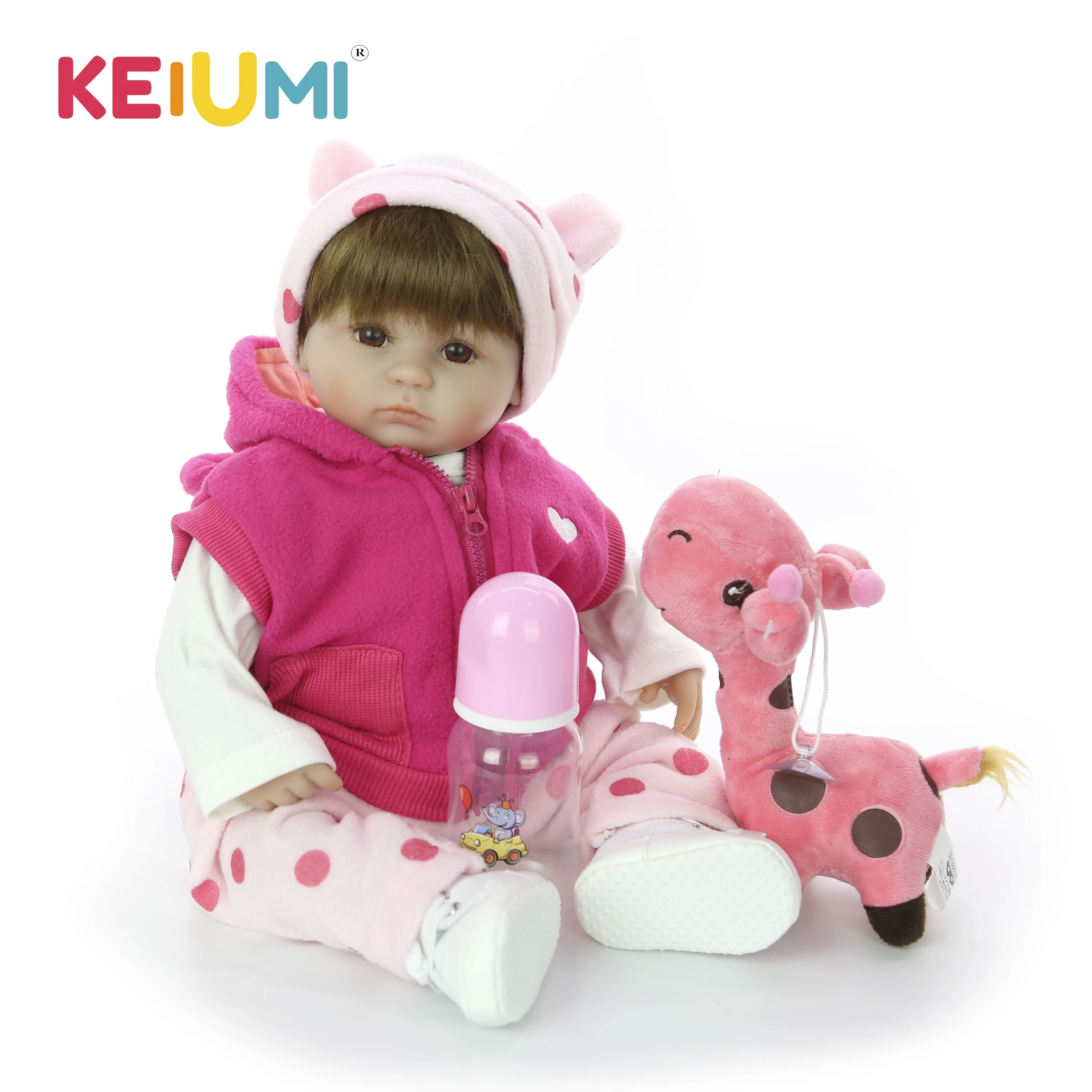 Милые куклы KEIUMI 42 см ручной работы для новорожденных 17 дюймов модные игрушки