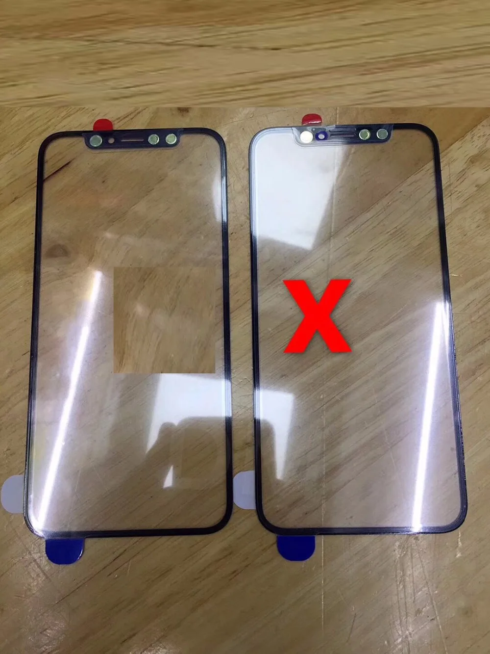 10 шт в упаковке новая Оригинальная сенсорный экран стекло для iPhone X 5 8 дюймов