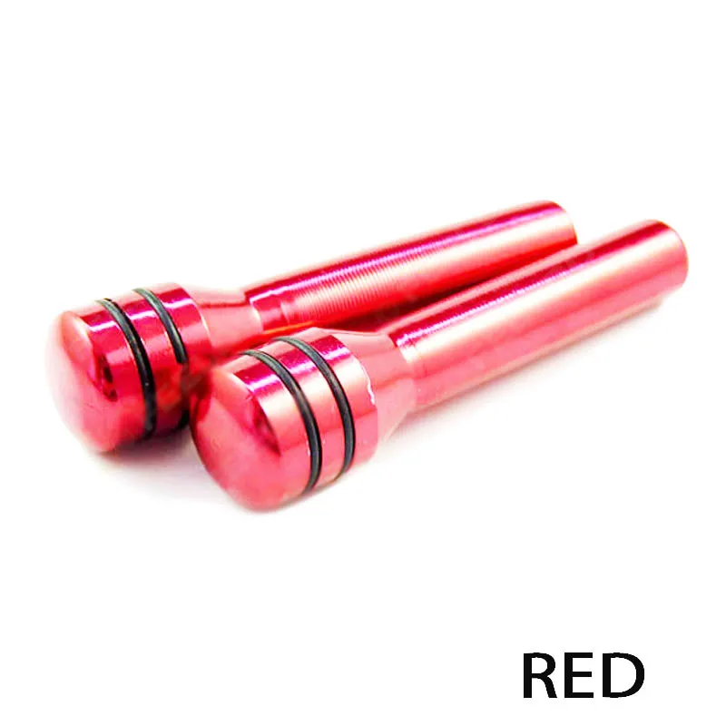 2pcs red Atreus 2 шт. автомобилей Стайлинг нержавеющей стали дверной pin Лифт Чехлы для Nissan Qashqai Citroen C4 C5 C3 Chevrolet Cruze Aveo peugeot - Название цвета: 2pcs red