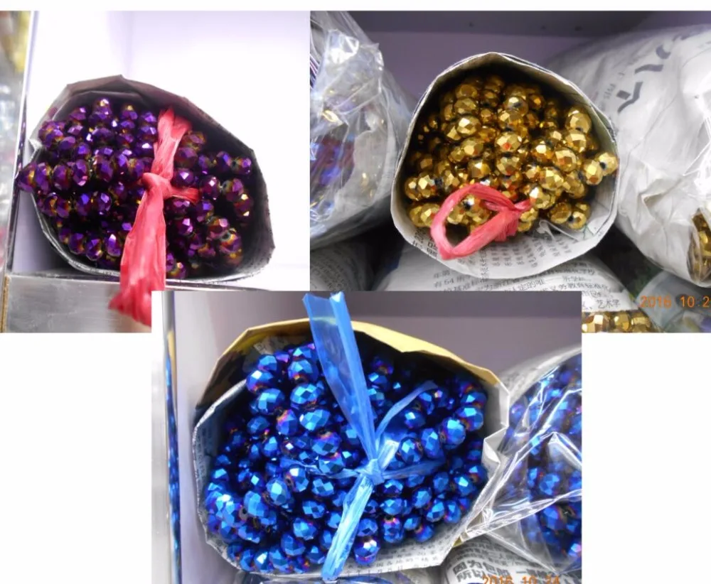 Круглые стеклянные бусины разделители 8 мм 70 шт./лот|beaded jewelry|loose beadsfashion beads |