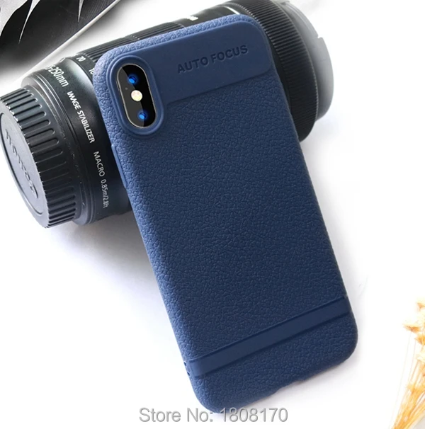 Мягкий чехол из ТПУ C-Ku Litchi для Iphone X 8 7 6 6S Plus 5 5S SE Redmi 4A 4X 5A NOTE3 NOTE4 ударопрочный