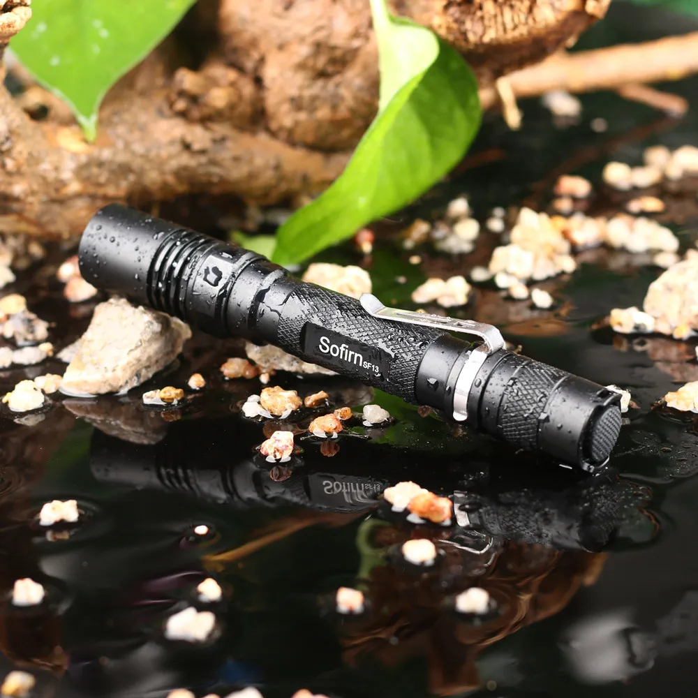 Sofirn SF13 новая версия светодиодный светильник-вспышка AA Cree XPG2 420lm EDC тактический светильник-Вспышка водонепроницаемый портативный светильник-вспышка фонарь