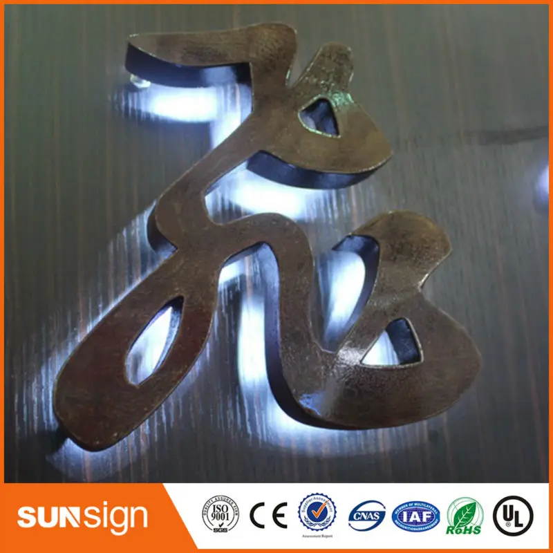 3d эффект буква со светодиодной подсветкой вывесок | Электронные компоненты и