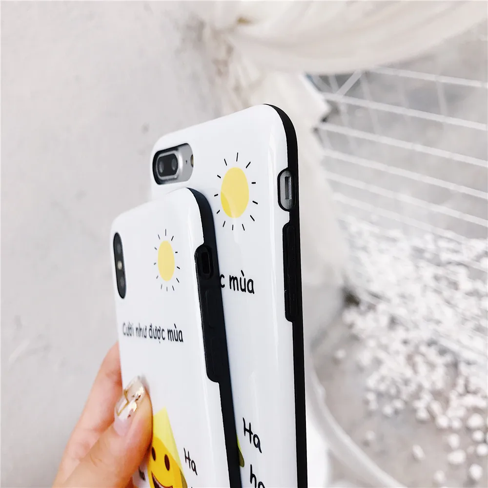 Cute Scarecrow Phone Case for Iphone XS XR MAX Rice Field All-inclusive IMD Soft Shell X 8 7 6 6s Plus Back Cases |