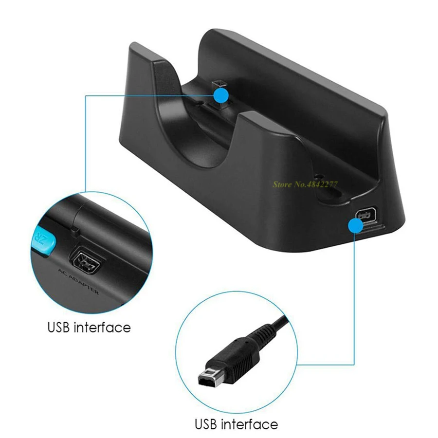 Новинка 2019 года. Док станция kingd 2DS LL/XL. Универсальное зарядное устройство для