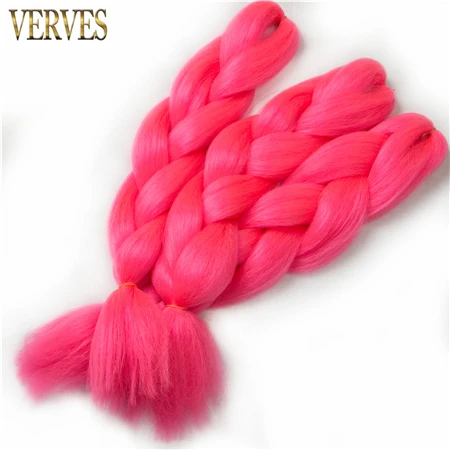 M1b/27# VERVES плетеные волосы 1 шт. 24 ''большие синтетические косы 100 г/шт., вязанные волосы с эффектом омбре, высокотемпературное волокно для наращивания волос - Цвет: M1b/27#