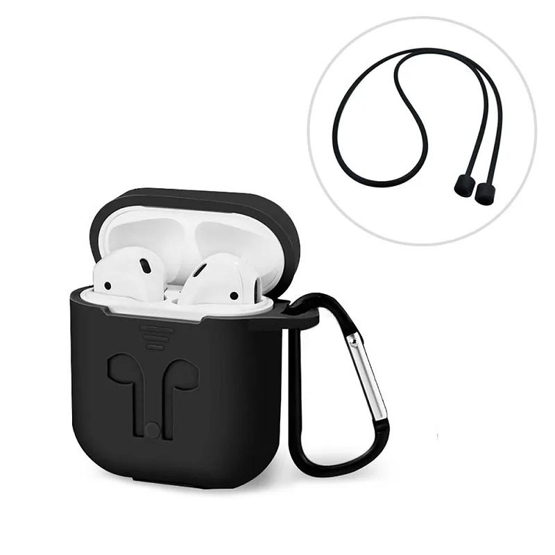 Защитный силиконовый чехол для AirPods наушников iphone беспроводные наушники