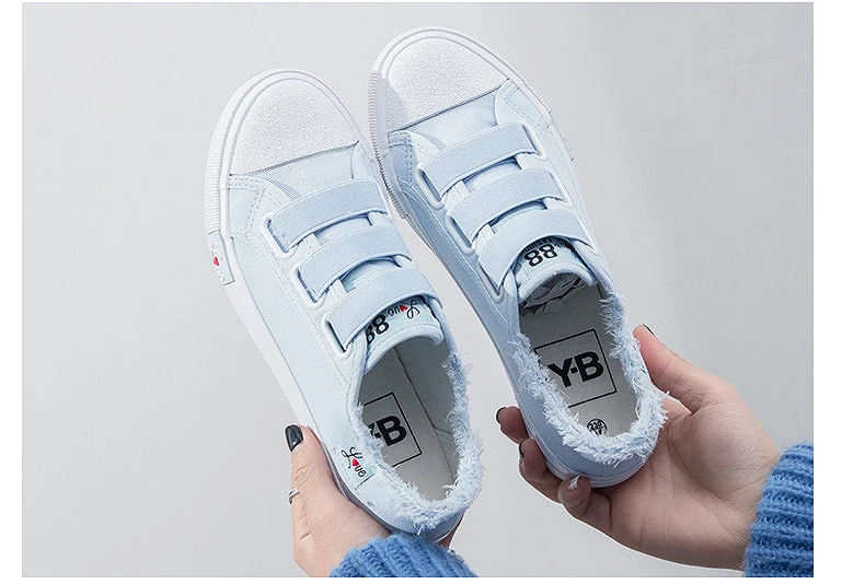 Новая спортивная обувь, женские модные кроссовки, zapatos de mujer размера плюс, тканевая прошитая обувь на липучке, женская обувь для бега basket homme