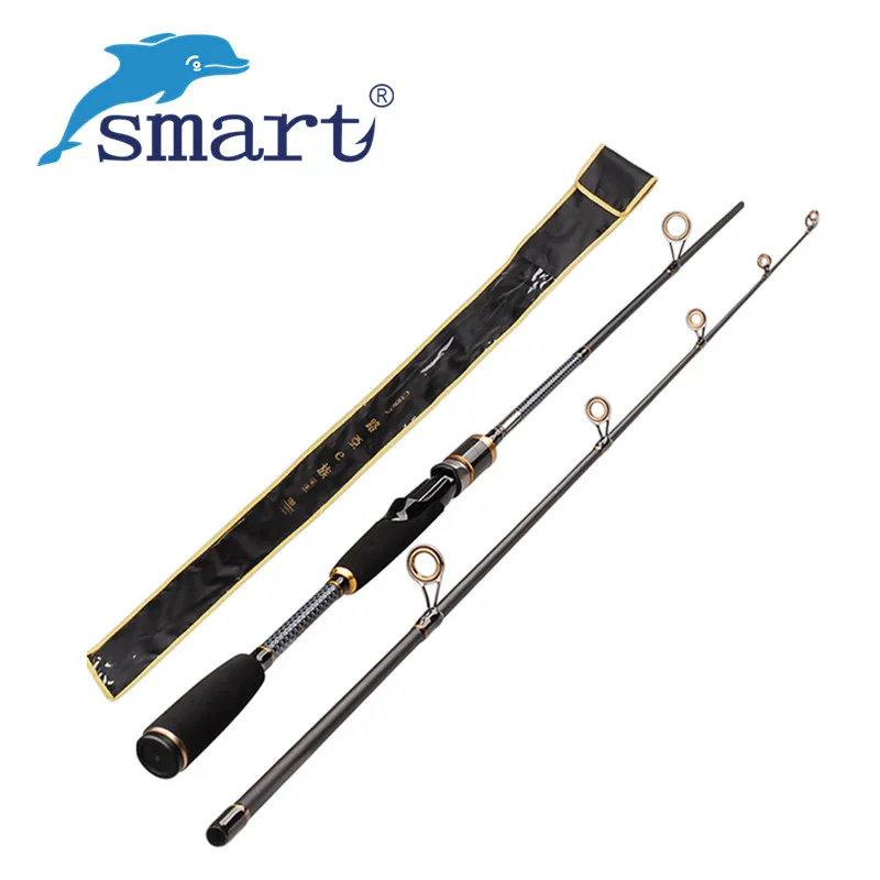 Smart 2Section Fishing Rods 1.8m Carbon M Power Varas De Pesca Fish Stand Pole Canne Spinning Casting Rod | Спорт и развлечения