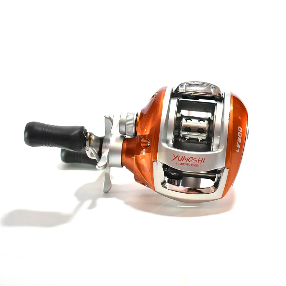 

Orange and blue Right Left Hand Fishing Reel Baitcasting Reel