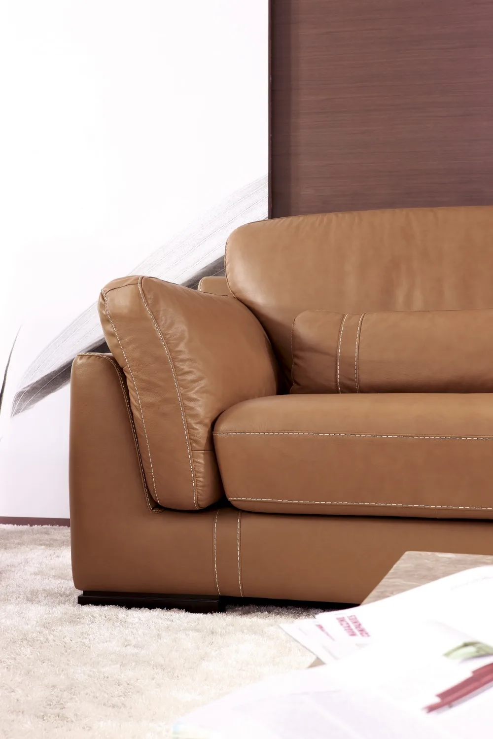 Набор диванов из натуральной коровьей кожи секционный диван для гостиной