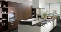 2017 customized solid wood kitchen cabinet kitchen furniturekitchen cupboardblum drawer
