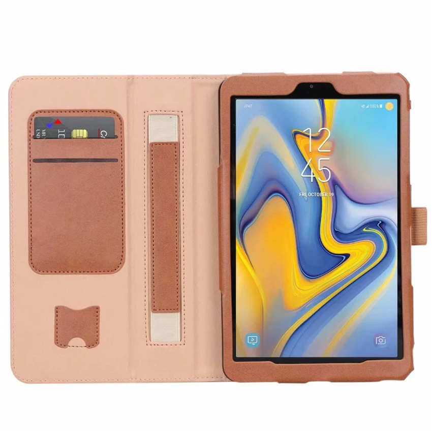 Защитный кожаный чехол для samsung Galaxy Tab A 8,0 T387 PU Чехол-подставка для планшета черный чехол для samsung Tab A T387